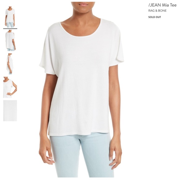 NWT Rag & Bone Mia Tee Small - Picture 2 of 3